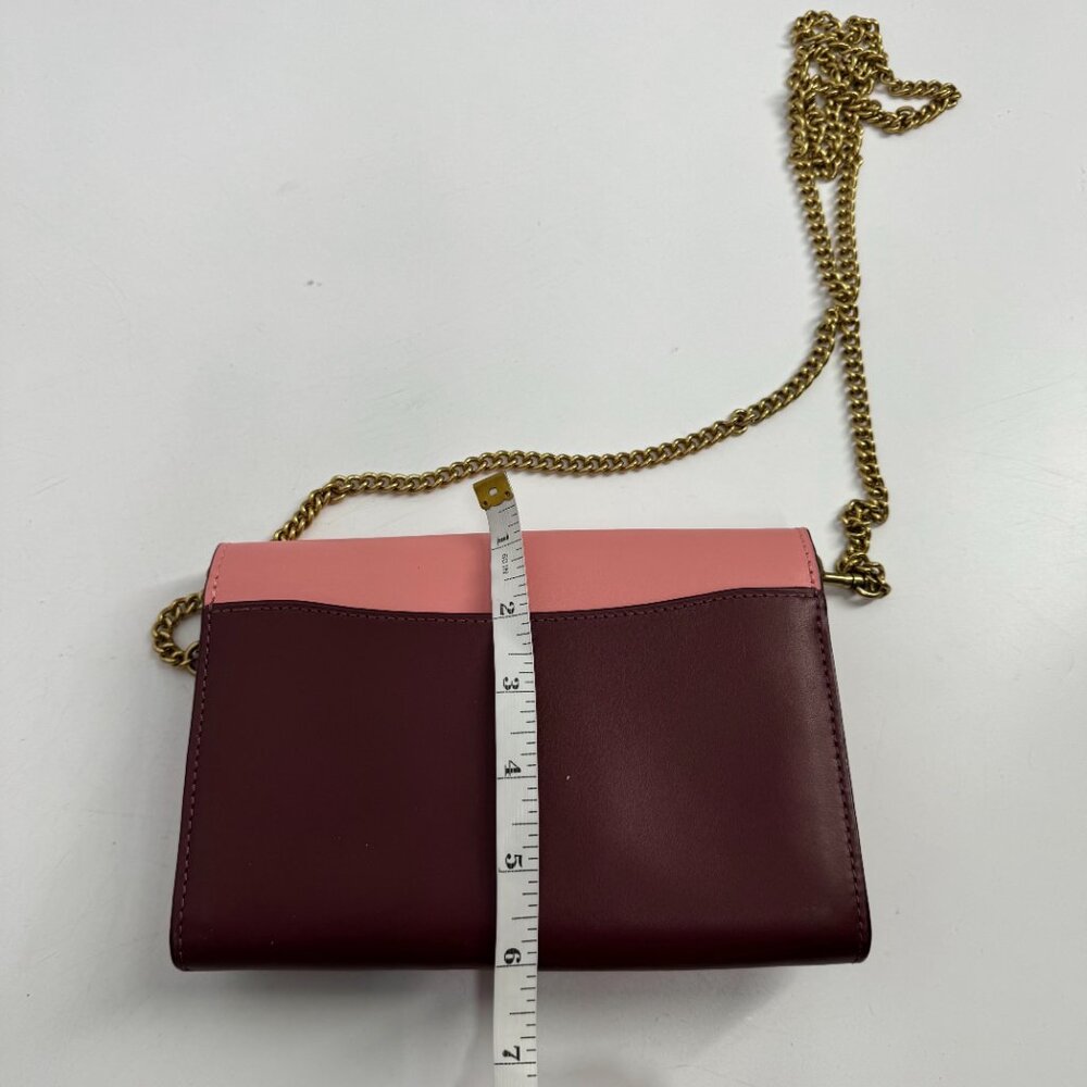 NEW Coach Colorblock Signature Canvas Tabby Chain Clutch Size Small - Picture 15 of 15